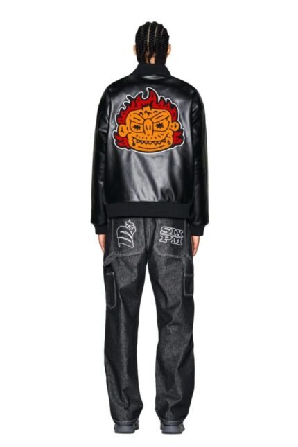 6PM COLLEGE JACKET SLAWN BLACK