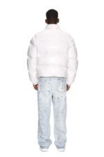 6PM DOWN JACKET WHITE SHINY