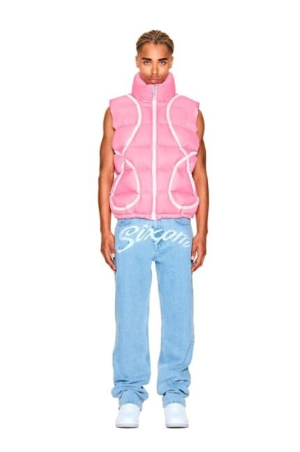 6PM FF VEST PINK JACKET