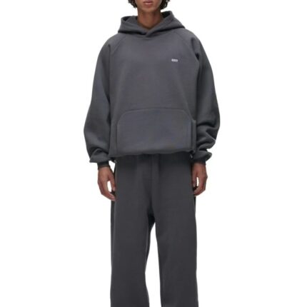 6PM HOODIE ANTHRAZIT