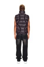 6PM LABEL VEST BLACK