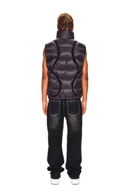 6PM LABEL VEST BLACK