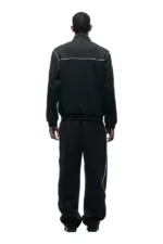 6PM NEOPRENE TRACK JACKET BLACK