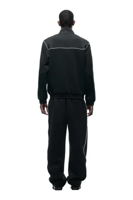 6PM NEOPRENE TRACK JACKET BLACK