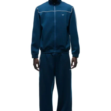 6PM NEOPRENE TRACK JACKET NAVY