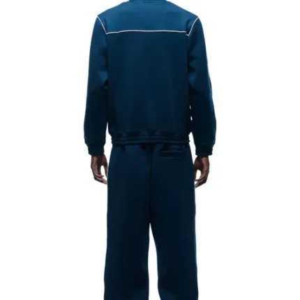 6PM NEOPRENE TRACK JACKET NAVY