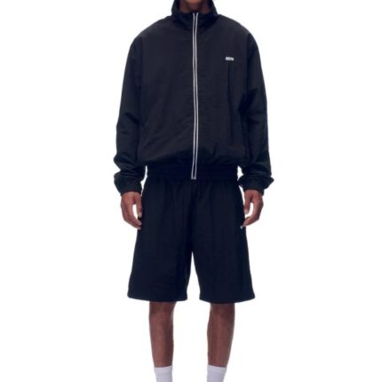 6PM NH nylon trackjacket black