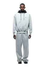 6PM crewneck hoodie grey-black