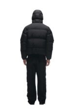 6PM puffer jacket black