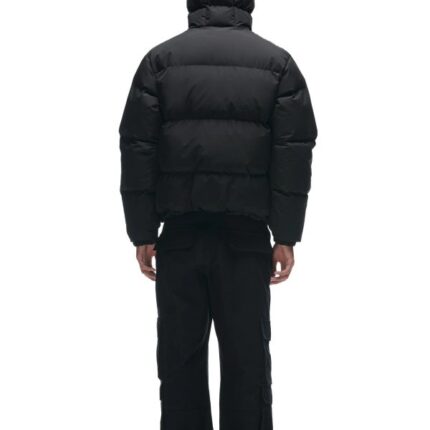 6PM puffer jacket black