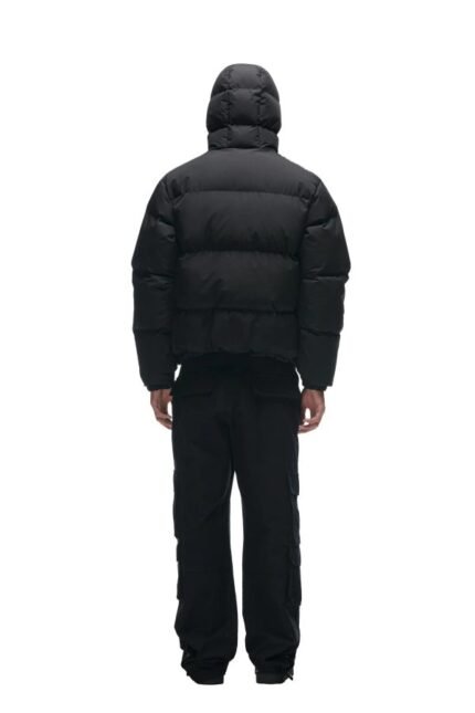 6PM puffer jacket black