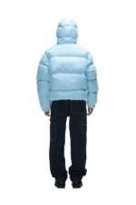 6PM puffer jacket ice blue