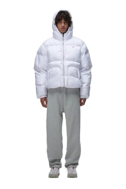 6PM puffer jacket white