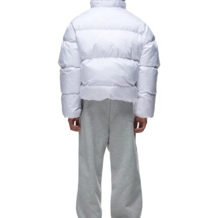 6PM puffer jacket white