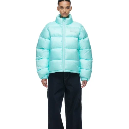 6PM puffiest puffer turquoise