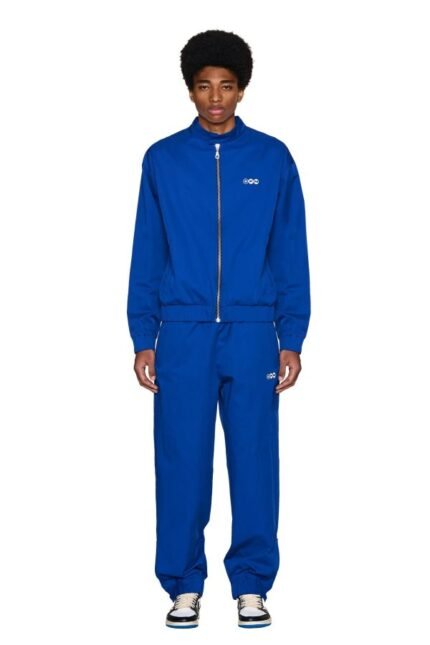 6PM track jacket blue
