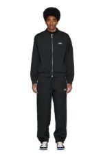 6PM track jacket new black