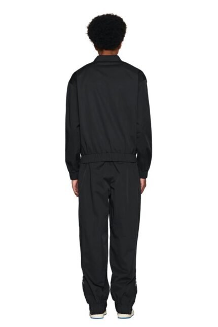 6PM track jacket new black
