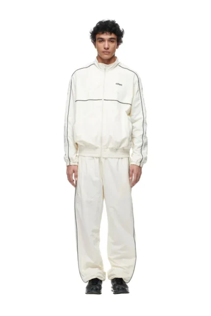 6PM track jacket white