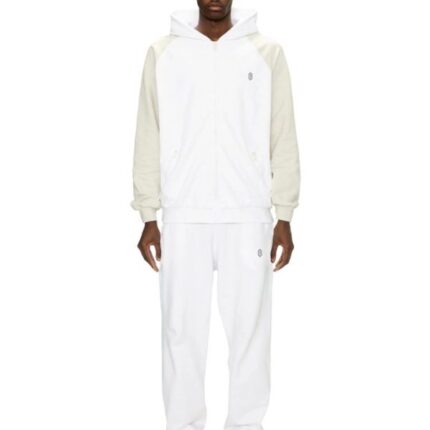 6pm 2-TONE HOODIE WHITE