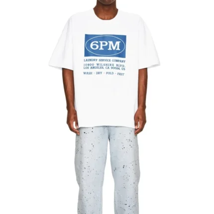6pm Company T-Shirt White