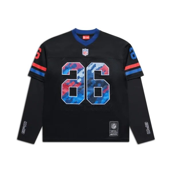 6PM Season NFL Layered Mesh Longsleeve Black2 6PM Season NFL Layered Mesh Longsleeve Black